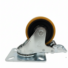 Giratório com freio 3" PU Ferro - 312 Giratório com freio 3" PU Ferro - 312