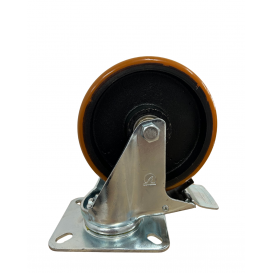 Giratório com freio 6" PU Ferro - 614 Giratório com freio 6" PU Ferro - 614